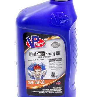 VP Racing Fuels® - VP Pro Grade SAE 5W-30 Full Synthetic Racing Motor Oil, 1 Quart