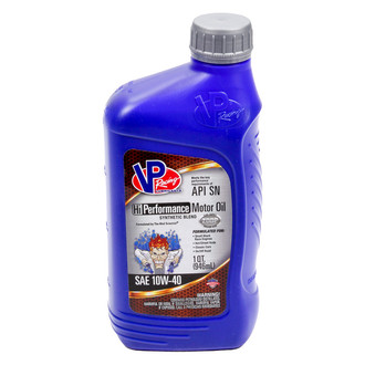 VP Racing Fuels® - VP HI-Performance SAE 10W-40 Synthetic Blend Motor Oil, 1 Quart