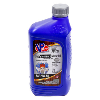 VP Racing Fuels® - VP HI-Performance SAE 20W-50 Synthetic Blend Motor Oil, 1 Quart
