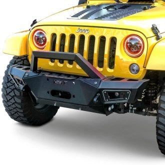 2014 Jeep Wrangler Custom 4x4 Off-Road Steel Bumpers – CARiD.com