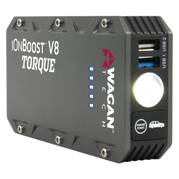 Wagan® - iOnBoost™ V8 14.8 V Compact Torque Jump Starter with Flashlight