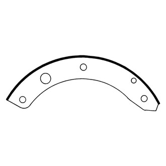 Wagner® - QuickStop™ Front Drum Brake Shoes