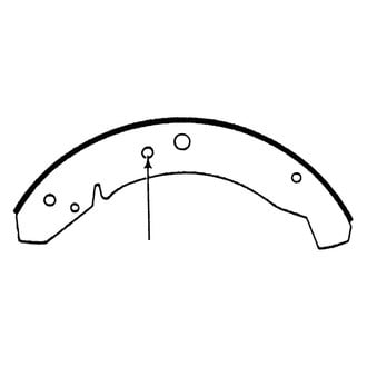Wagner® - QuickStop™ Rear Drum Brake Shoes