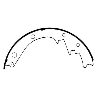 Wagner® - QuickStop™ Rear Drum Brake Shoes