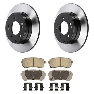 Wagner® - ThermoQuiet™ Rear Brake Kit with Ceramic Pads