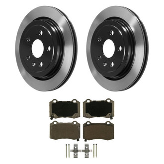 Wagner® - ThermoQuiet™ Rear Brake Kit with Ceramic Pads