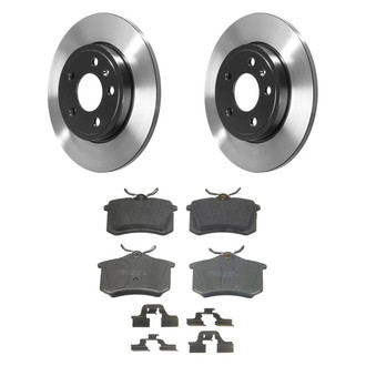 Wagner® - ThermoQuiet™ Rear Brake Kit with Semi-Metallic Pads
