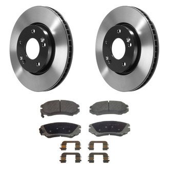 Wagner® - ThermoQuiet™ Front Brake Kit with Ceramic Pads