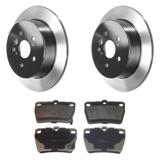 Wagner® - ThermoQuiet™ Rear Brake Kit with Semi-Metallic Pads