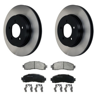 Wagner® - SevereDuty™ Front Brake Kit with Semi-Metallic Pads