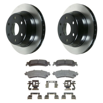 Wagner® - ThermoQuiet™ Rear Brake Kit with Ceramic Pads