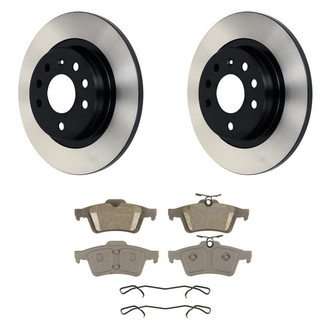 Wagner® - ThermoQuiet™ Rear Brake Kit with Ceramic Pads