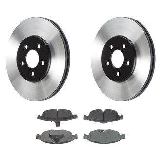 Wagner® - ThermoQuiet™ Front Brake Kit with Semi-Metallic Pads