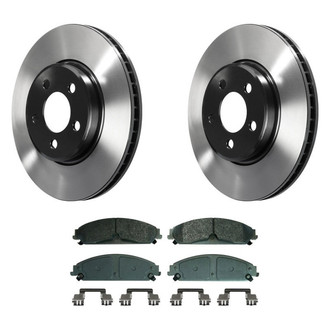 Wagner® - ThermoQuiet™ Front Brake Kit with Semi-Metallic Pads