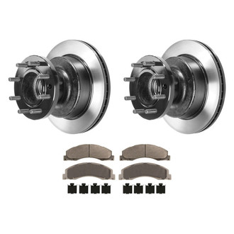 Wagner® - ThermoQuiet™ Front Brake Kit with Semi-Metallic Pads