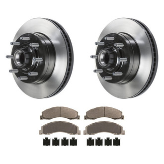 Wagner® - ThermoQuiet™ Front Brake Kit with Semi-Metallic Pads