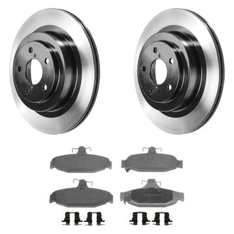 Wagner® - ThermoQuiet™ Rear Brake Kit with Semi-Metallic Pads