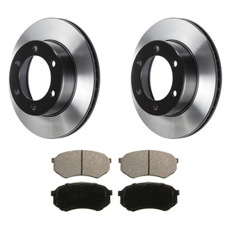Wagner® - SevereDuty™ Front Brake Kit with Semi-Metallic Pads