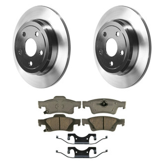 Wagner® - ThermoQuiet™ Rear Brake Kit with Ceramic Pads