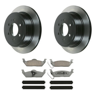 Wagner® - ThermoQuiet™ Rear Brake Kit with Ceramic Pads