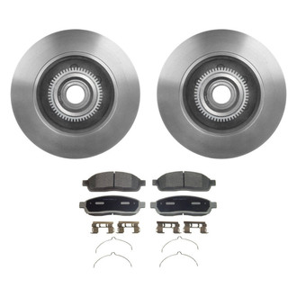 Wagner® - ThermoQuiet™ Front Brake Kit with Semi-Metallic Pads