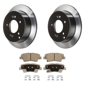 Wagner® - ThermoQuiet™ Rear Brake Kit with Ceramic Pads