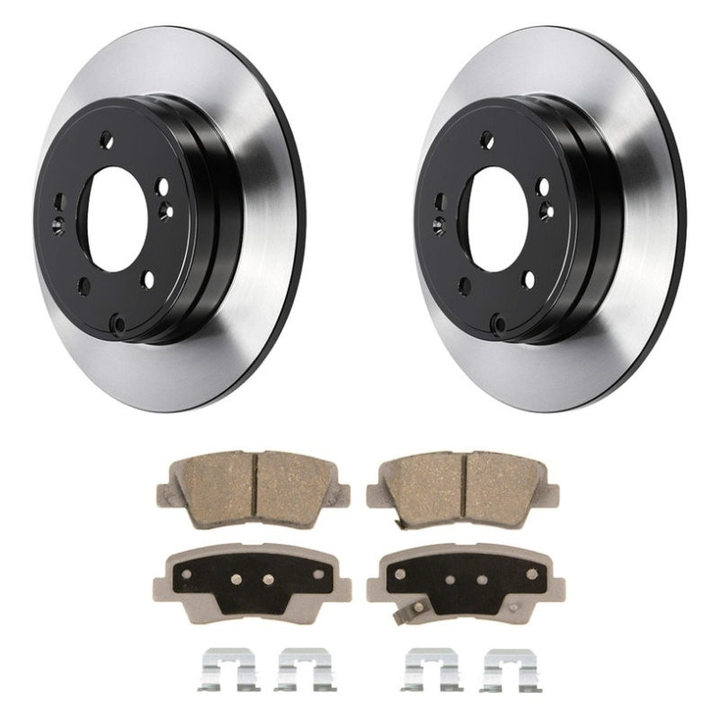 Wagner® BNDL-1201-31035610 - ThermoQuiet™ Rear Brake Kit with