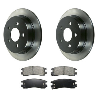 Wagner® - SevereDuty™ Rear Brake Kit with Semi-Metallic Pads