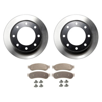 Wagner® - ThermoQuiet™ Rear Brake Kit with Semi-Metallic Pads