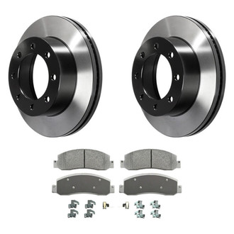 Wagner® - ThermoQuiet™ Front Brake Kit with Semi-Metallic Pads
