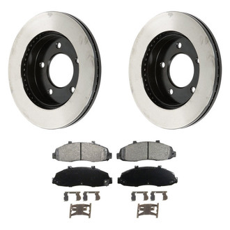 Wagner® - SevereDuty™ Front Brake Kit with Semi-Metallic Pads