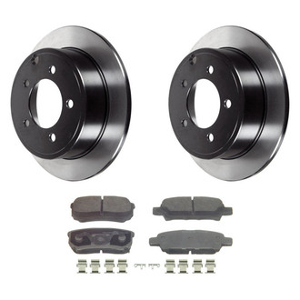 Wagner® - ThermoQuiet™ Rear Brake Kit with Ceramic Pads