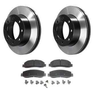 Wagner® - ThermoQuiet™ Front Brake Kit with Semi-Metallic Pads