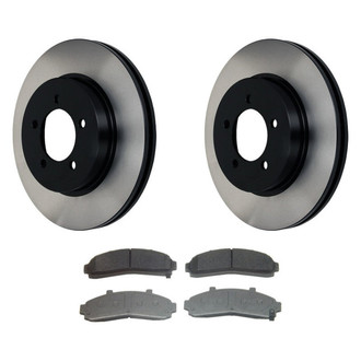 Wagner® - ThermoQuiet™ Front Brake Kit with Semi-Metallic Pads