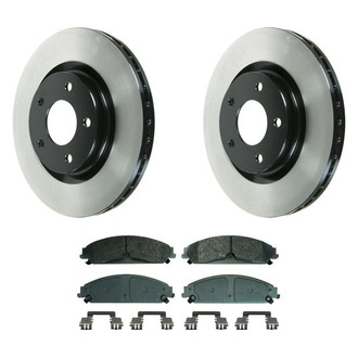 Wagner® - ThermoQuiet™ Front Brake Kit with Semi-Metallic Pads