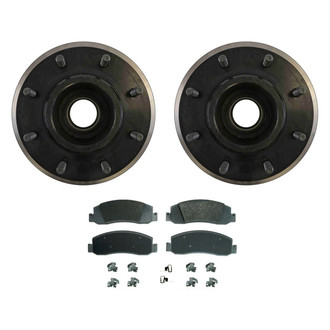 Wagner® - ThermoQuiet™ Front Brake Kit with Semi-Metallic Pads