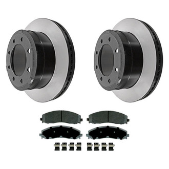 Wagner® - ThermoQuiet™ Rear Brake Kit with Semi-Metallic Pads