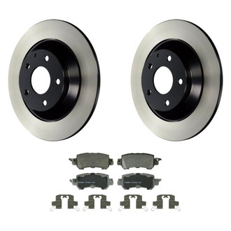 Wagner® - ThermoQuiet™ Rear Brake Kit with Ceramic Pads