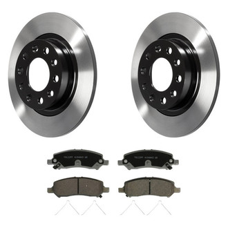 Wagner® - ThermoQuiet™ Rear Brake Kit with Ceramic Pads