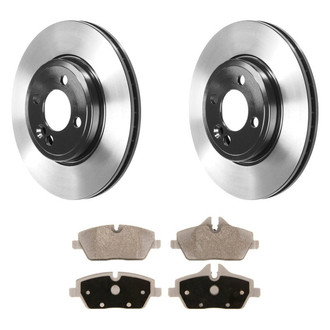 Wagner® BNDL-1201-31035886 - ThermoQuiet™ Front Brake Kit with Semi-Metallic Pads