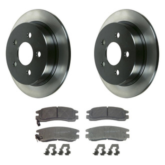 Wagner® - ThermoQuiet™ Rear Brake Kit with Semi-Metallic Pads