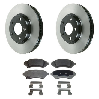 Wagner® - ThermoQuiet™ Front Brake Kit with Semi-Metallic Pads
