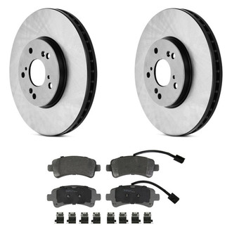 Wagner® - ThermoQuiet™ Rear Brake Kit with Semi-Metallic Pads