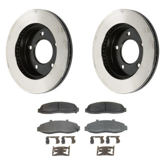 Wagner® - ThermoQuiet™ Front Brake Kit with Semi-Metallic Pads