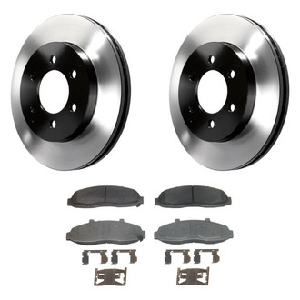 Wagner® - ThermoQuiet™ Front Brake Kit with Semi-Metallic Pads