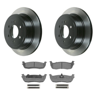 Wagner® - ThermoQuiet™ Rear Brake Kit with Semi-Metallic Pads