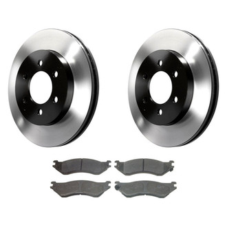 Wagner® - ThermoQuiet™ Front Brake Kit with Semi-Metallic Pads