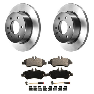 Wagner® - SevereDuty™ Rear Brake Kit with Semi-Metallic Pads