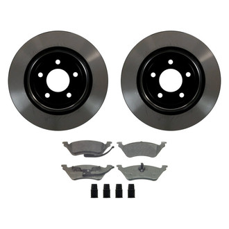 Wagner® - ThermoQuiet™ Rear Brake Kit with Semi-Metallic Pads