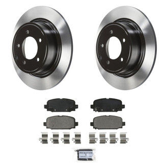 Wagner® - SevereDuty™ Rear Brake Kit with Semi-Metallic Pads